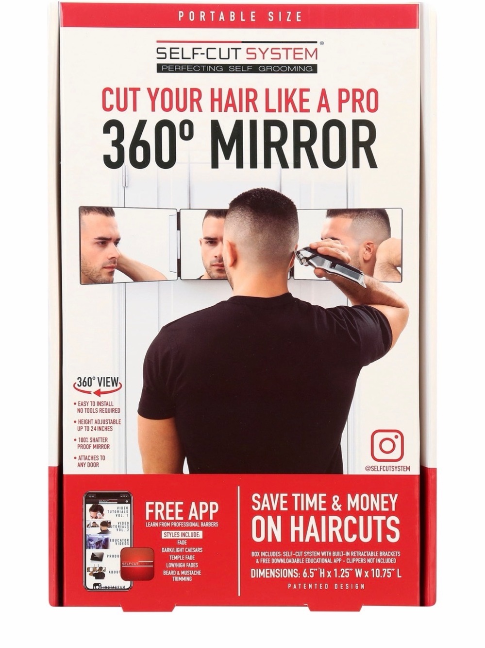 360° Mirror - Black